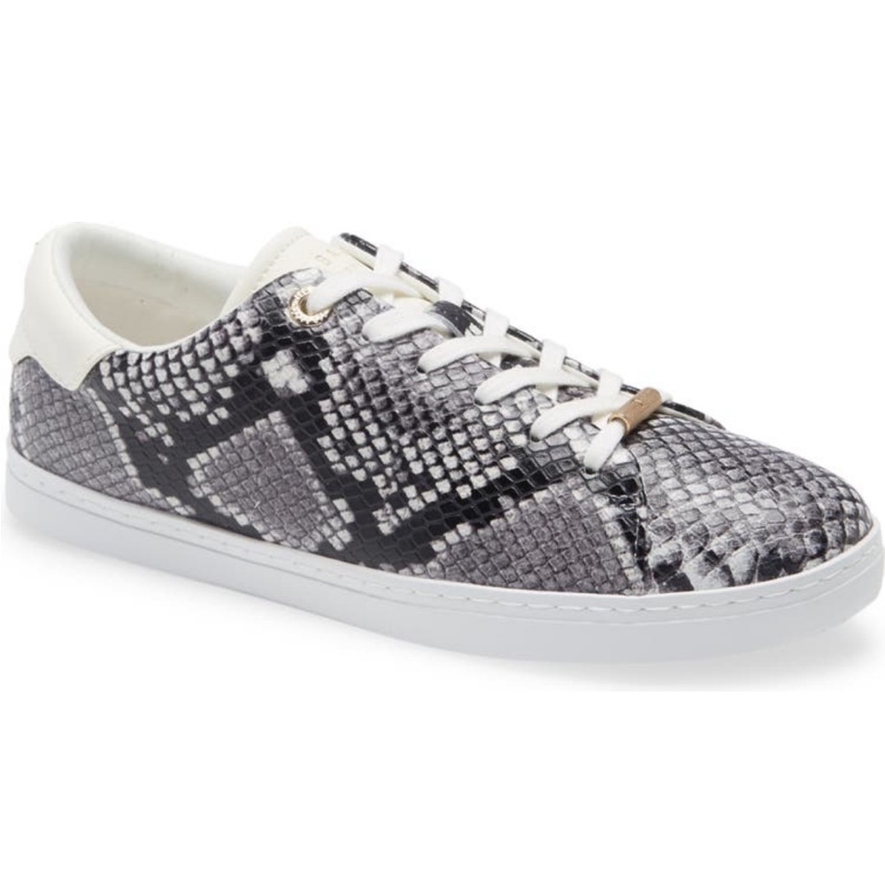 NWT CURRENT STYLE Ted Baker feekic leather animal print sneakers - Sz 9